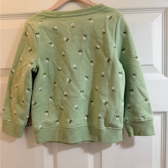 Cat & Jack Mint Green Floral Top - Picture 3 of 3